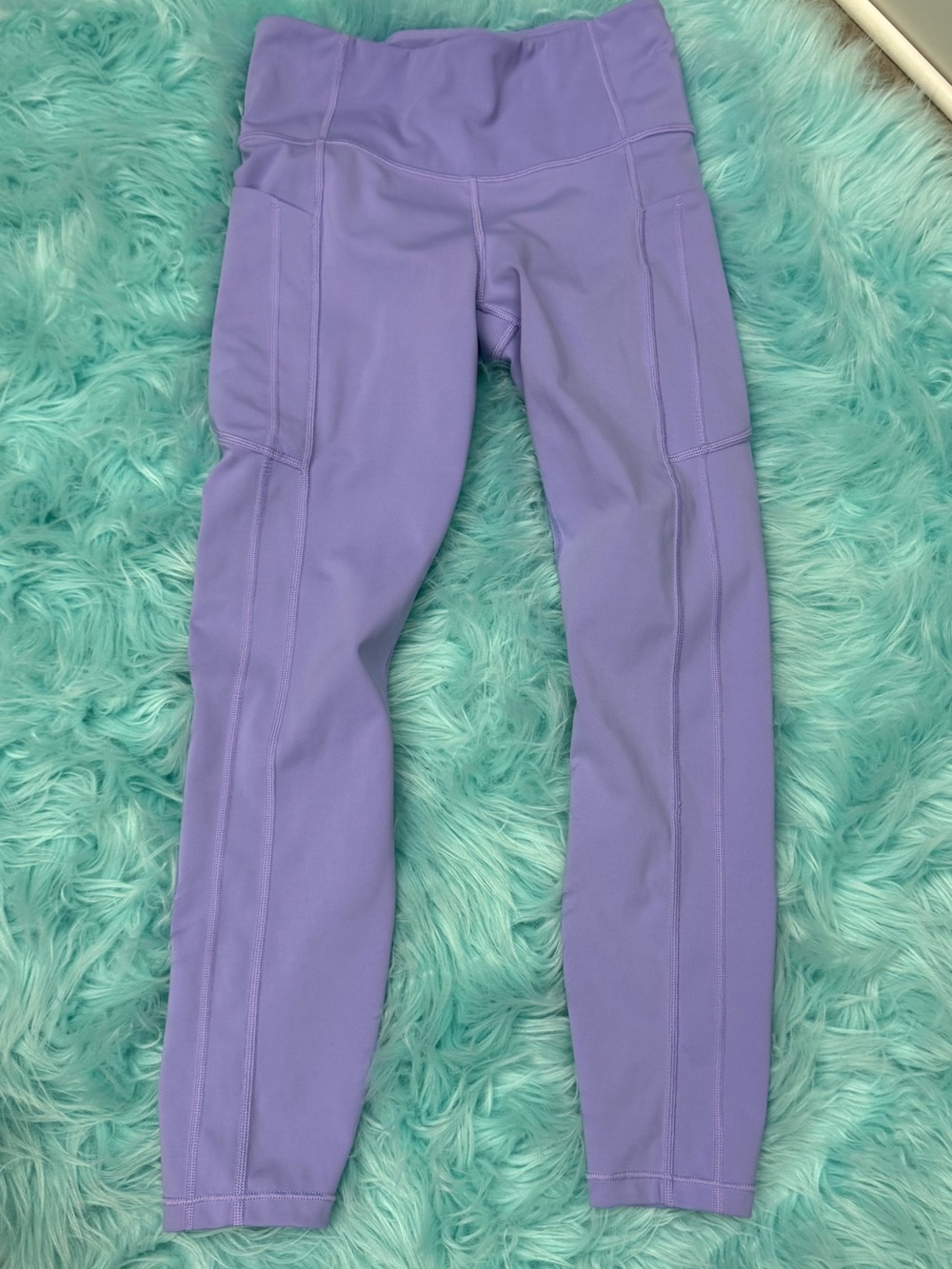 Athleta Lavender Active Leggings - High Waist Comfort